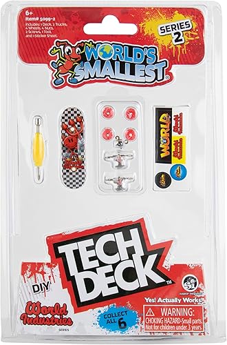 Miniatura 6 de Worlds Smallest Tech Decks Series 2 (paquete de 6)