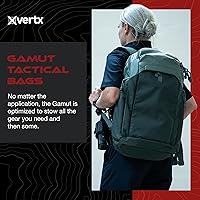 Vista 2 de Vertx Gamut CCW Mochila Táctica - Diseño CCW con Funda para Portátil, Pestaña de Acceso Rápido y Panel Trasero Moldeado en 3D Bolsa Táctica, Verde