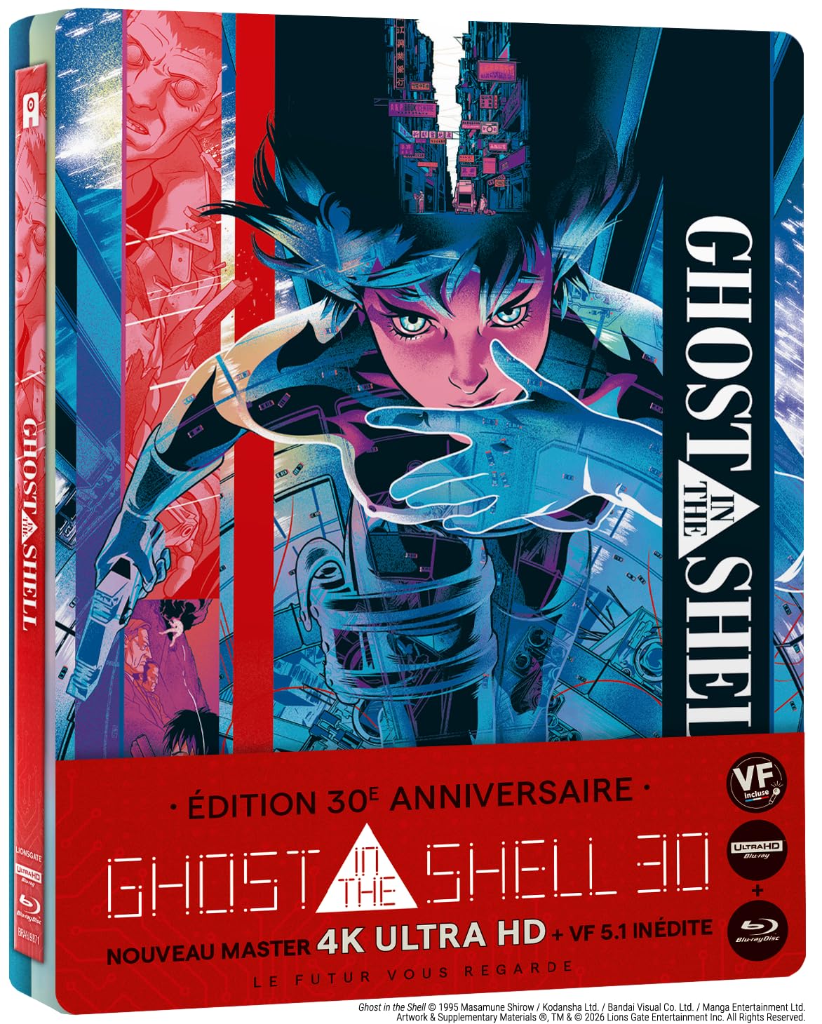 Ghost in the Shell - Steelbook Combo 4K UHD/Blu-ray - Edition spéciale 30ème anniversaire