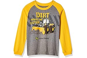 John Deere Baby Boys' Long Sleeve Tee: A Must-Have for Little Farmers