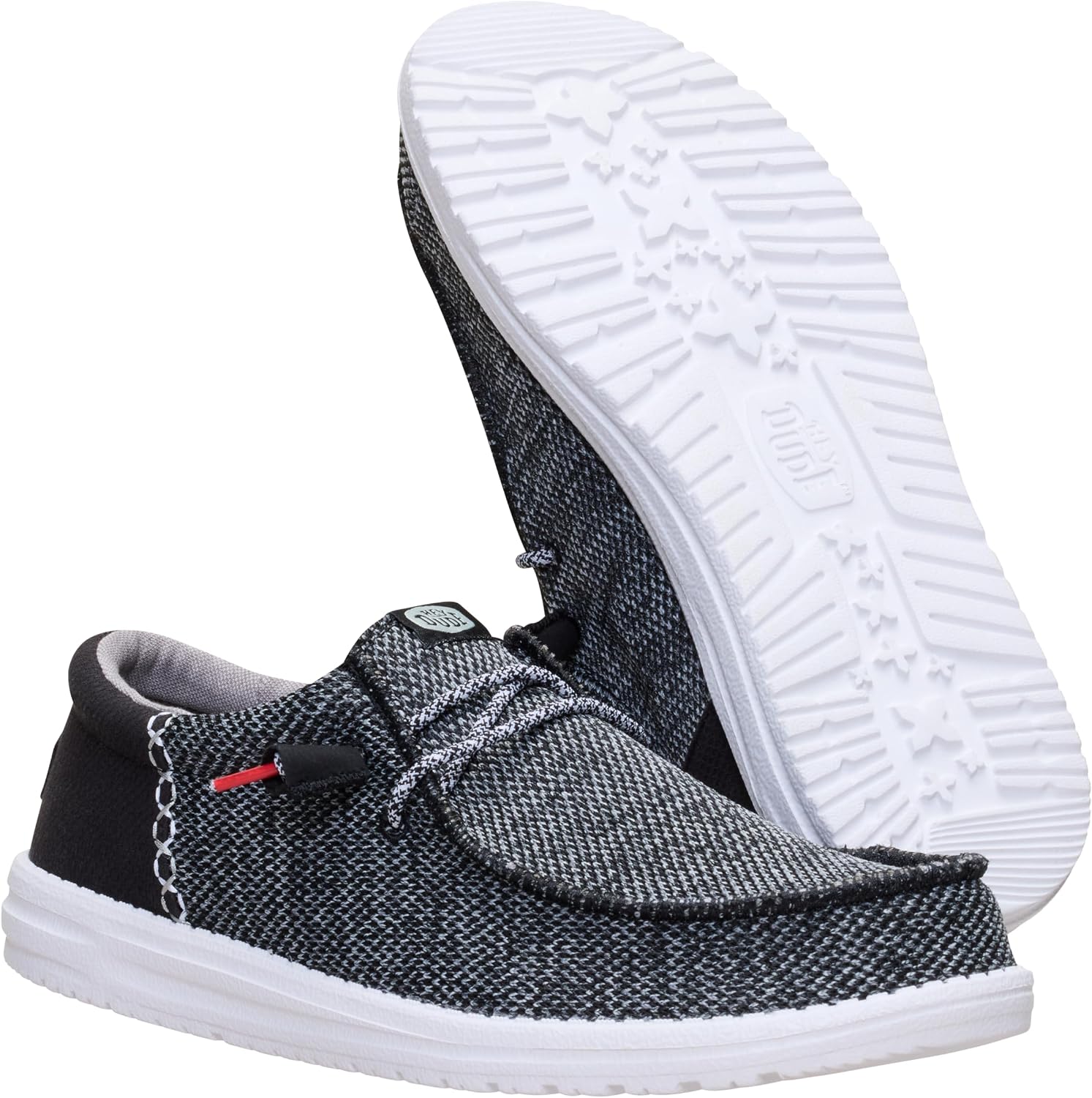HEYDUDE Men's Wally Funk Open Mesh | Men's Shoes | Men Slip-on Loafers | Comfortable & Light-Weight