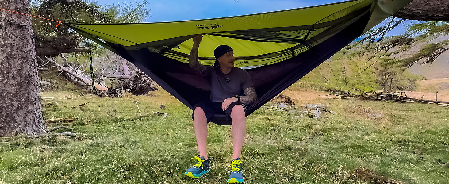 Amazon.com: Night Cat Camping Hammock Tent: Lightweight Portable 4