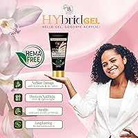 Vista 4 de HyGEL CLEAR - Esmalte de uñas de gel híbrido de 2.0 fl oz, capa transparente natural PF01