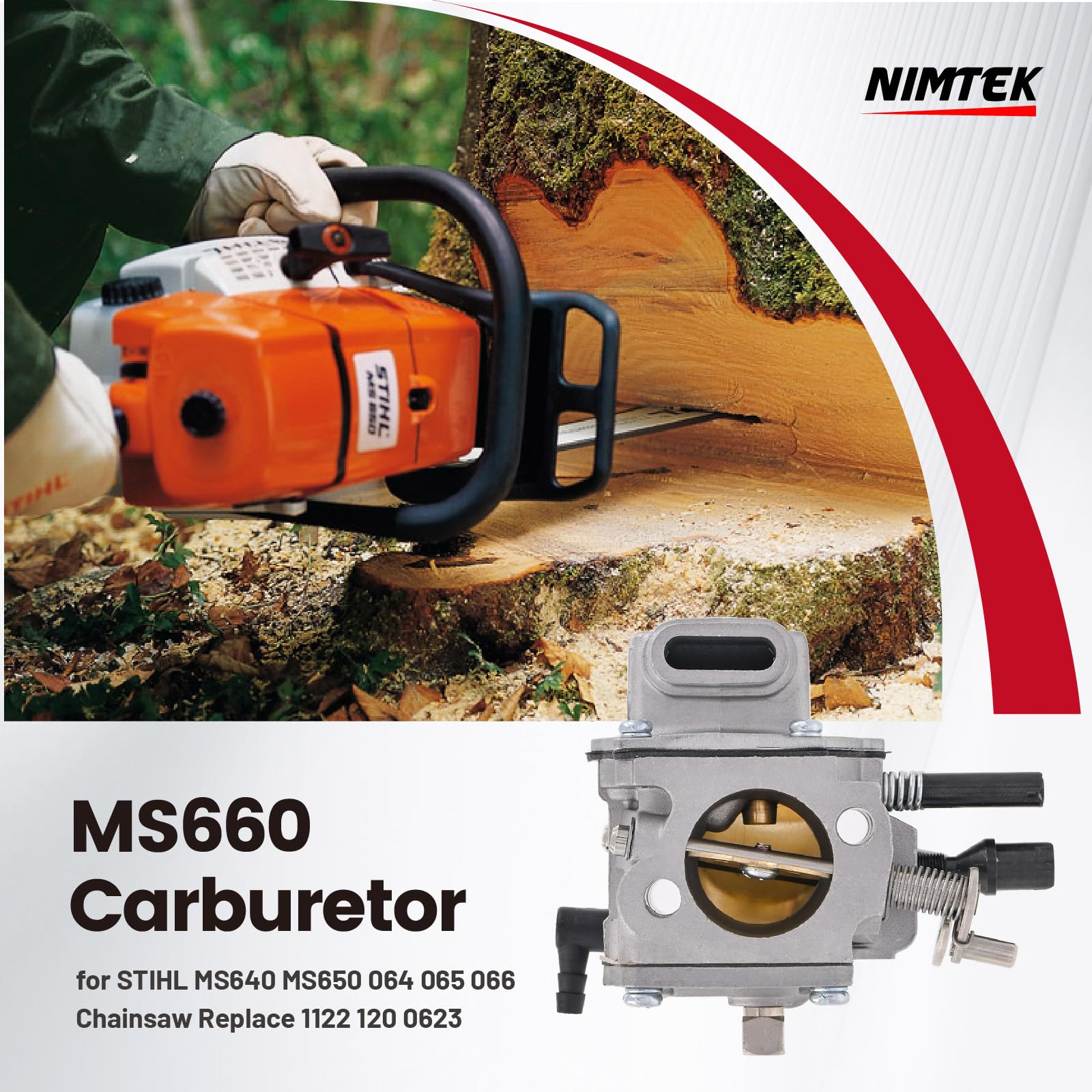 Tubo Carburante Inferiore Per Motosega Stihl 064, MS640, Ricambio Originale Sägenspezi, 11831107401231
