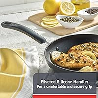 Vista 4 de T-fal Advanced Nonstick Jumbo Cooker 5 Quart Oven Safe 350F Cookware, Pots and Pans, Dishwasher Safe Black