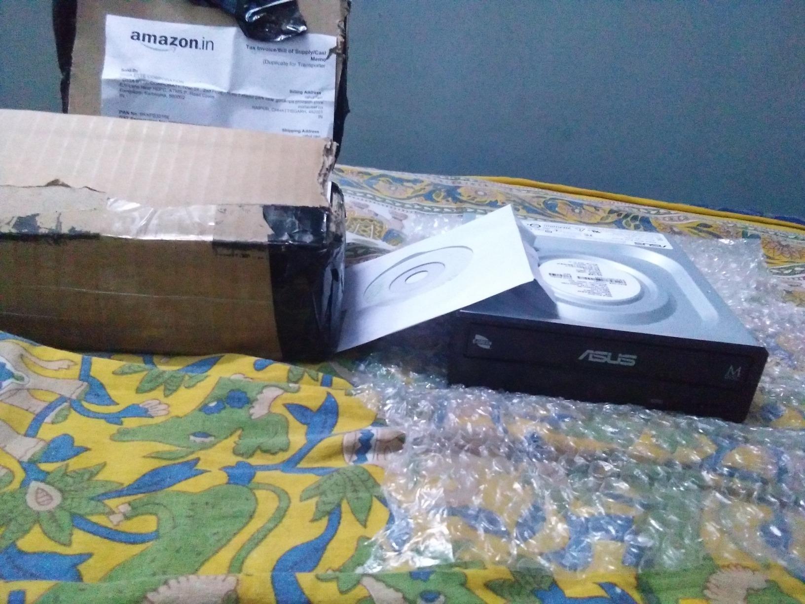 LiteOn 24X SATA Internal DVD+/RW Drive Optical Drive IHAS12414 Amazon.in Computers