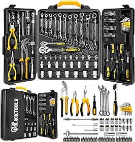 Caixa de Ferramentas TTK110 The Black Tools – Jogo Completo 110 Peças Profissional em Aço Cromo-Vanádio com Maleta
