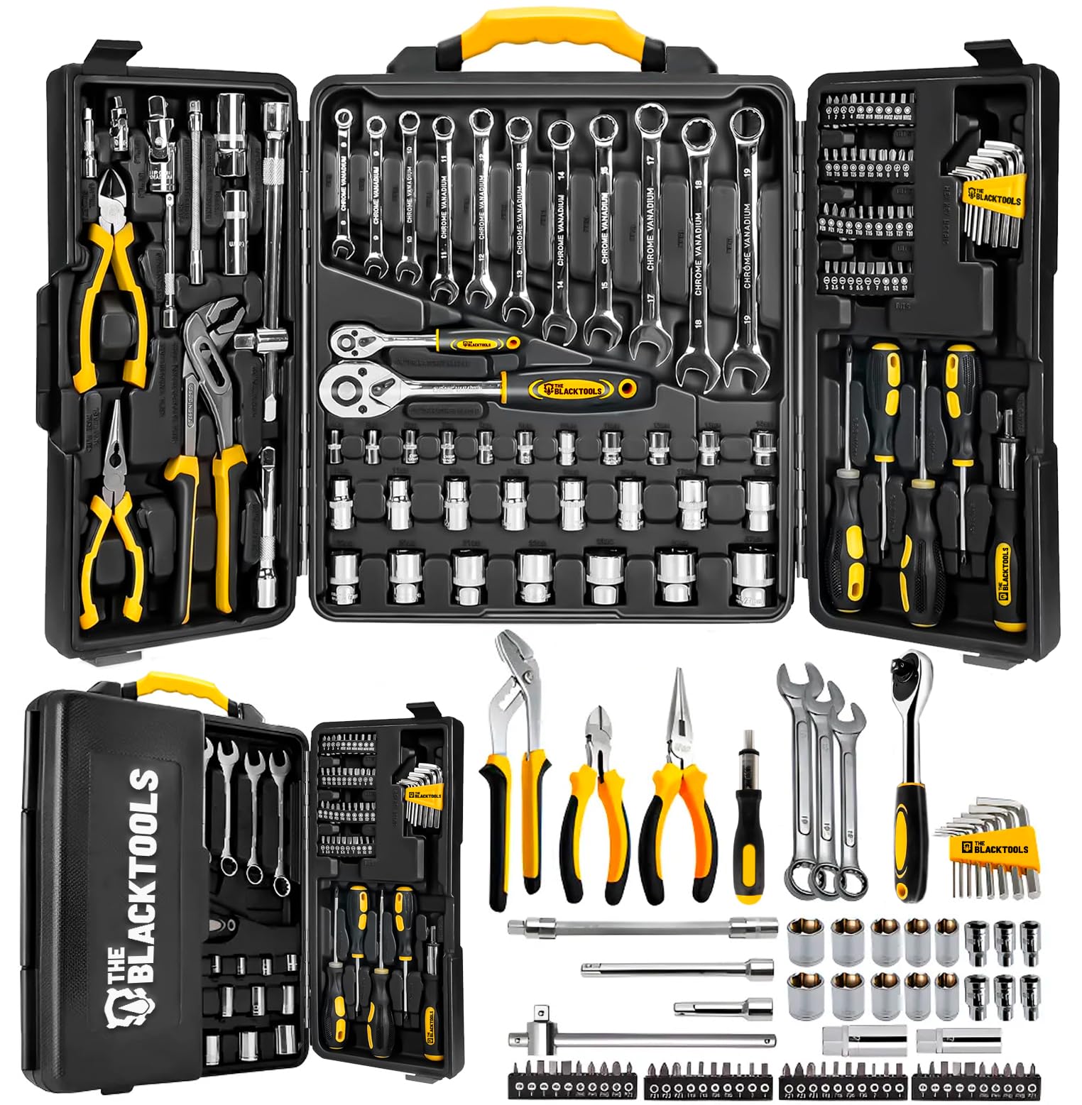 Caixa de Ferramentas TTK110 The Black Tools – Jogo Completo 110