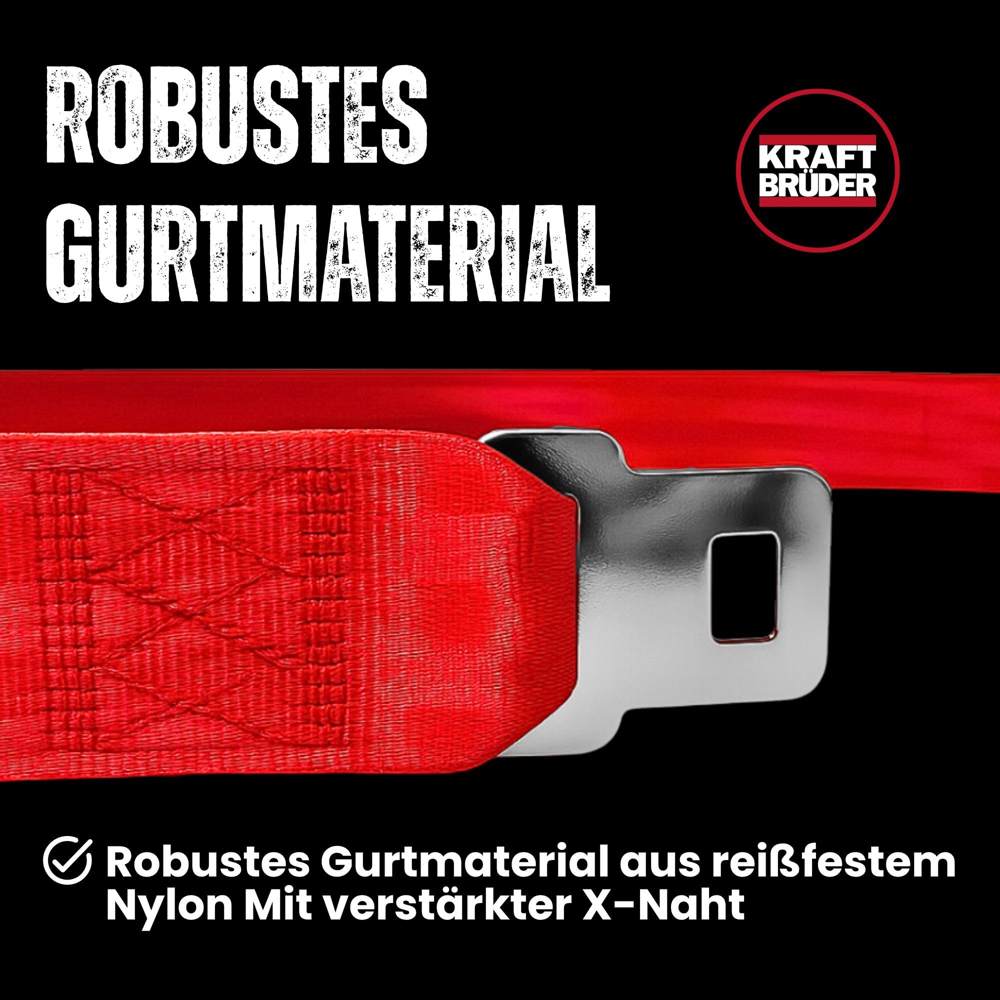 KraftGurt - Trainingsgurt zum Anschnallen an Fitnessgeräten - Für Bodybuilding, Powerlifting & Muskelaufbau - Stabil, verstellbar & rutschfest für maximale Kontrolle