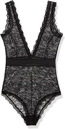 Black lace bodysuit amazon Clearance