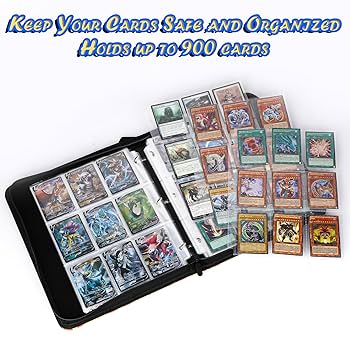 900 Pockets Card Binder with Sleeves, Trading Cards Holder