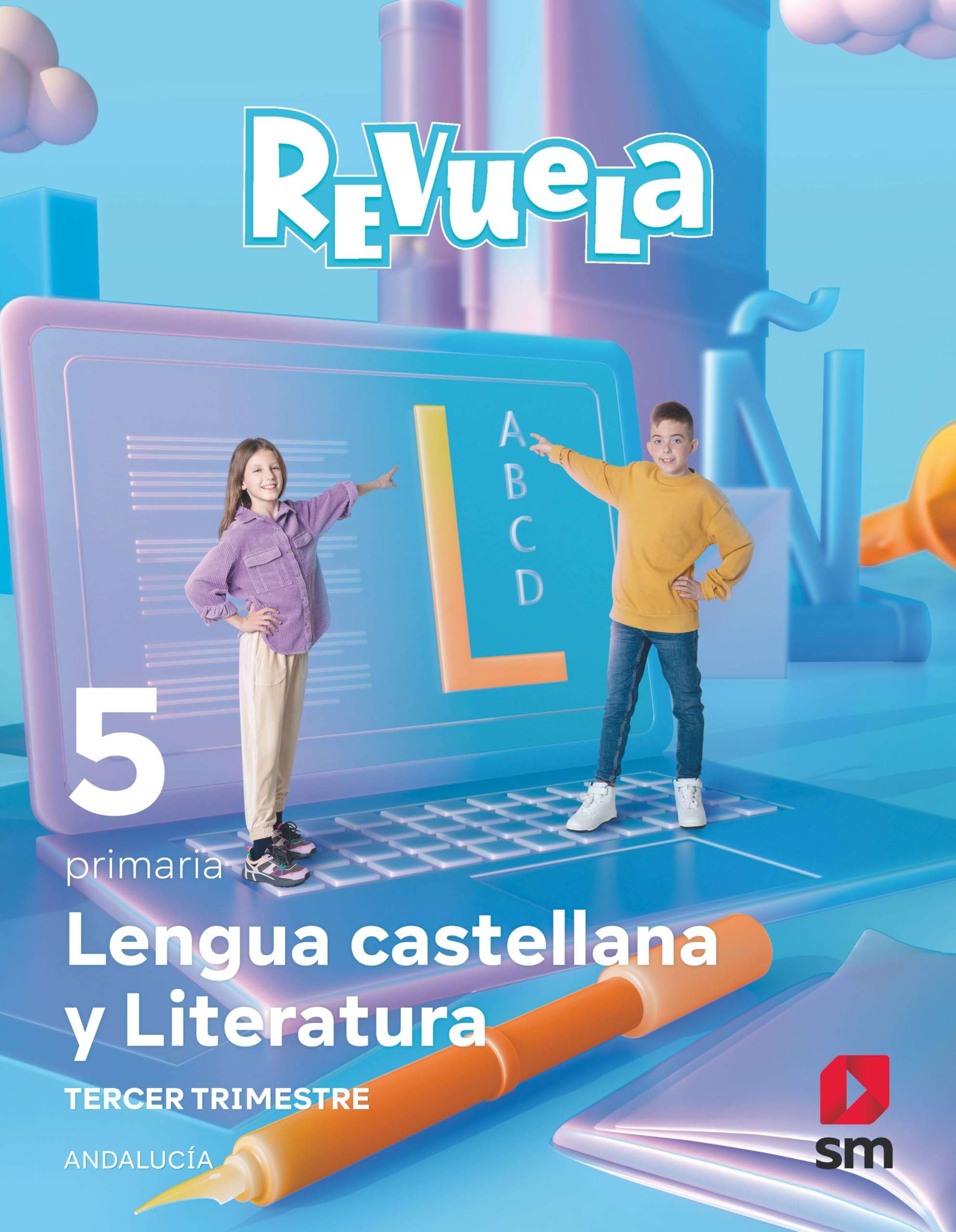 Lengua Castellana y Literatura . 5 Primaria. Trimestres. Revuela. Andalucía