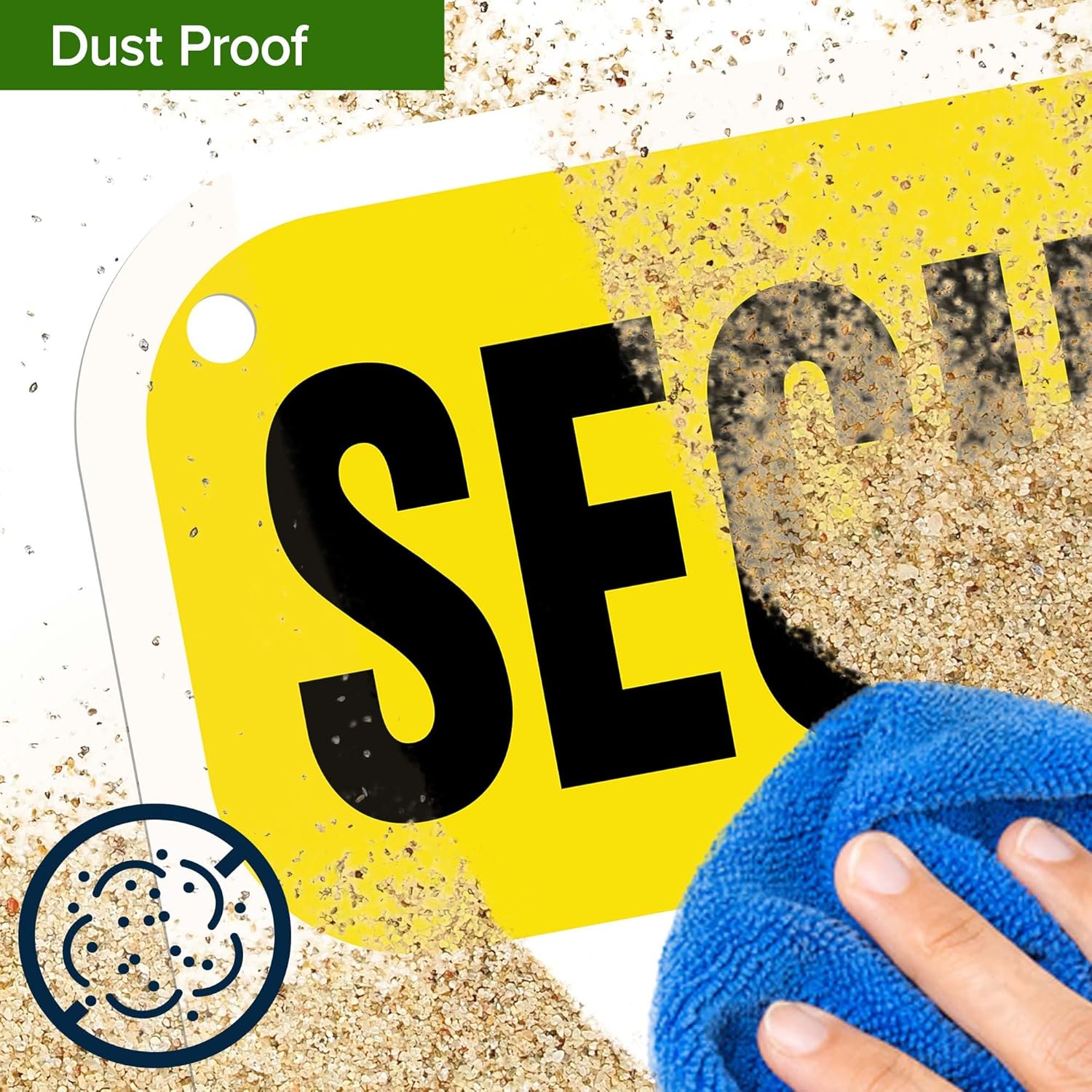 Security Notice This Property Is Protected By Electronic Surveillance Sign, 12x18 Inches, 55 mil thick HDPS (high density polystyrene), Made in USA by My Sign Center