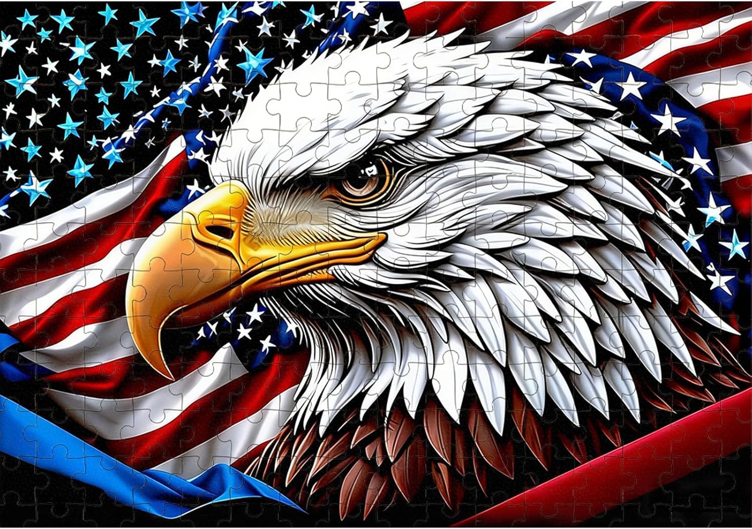 2000 Piece Puzzle for Adults Challenge Your Mind – Fun Group Activity for Friends & Family Game Nights, The USA 250th Anniversary Edition (Colorful-D, 2000 Piece (40 * 30 Inch))