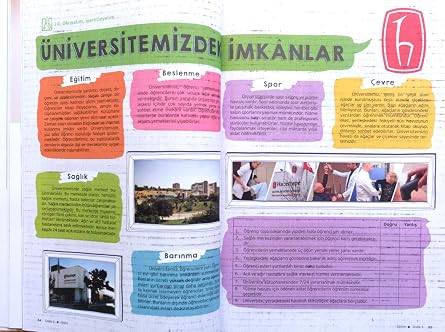 Turkish Language Course Book with Workbook, Pre-Intermediate Level, Yedi Iklim Turkce B1