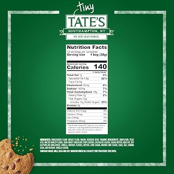 Tate's Bake Shop Tiny Chocolate Chip Cookies, 24 - 1 oz Bags