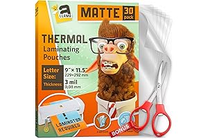3 Mil Matte Thermal Laminating Pouches
