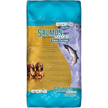 addiction salmon bleu puppy