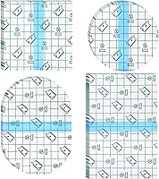 Vista 1 de Nuanchu 48 vendajes adhesivos transparentes, impermeables, cinta adhesiva para cubrir la piel, cinta transparente para cubrir, cubierta impermeable
