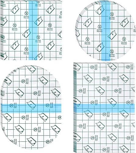 Nuanchu 48 vendajes adhesivos transparentes, impermeables, cinta adhesiva para cubrir la piel, cinta transparente para cubrir, cubierta impermeable