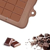 Vista 3 de homEdge Break-Apart Chocolate Molds, Set of 4 Packs Food Grade Non-Stick Silicone Protein and Energy Bar Molds