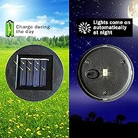 Vista 2 de Piezas de luz solar de repuesto, linternas solares de repuesto para jardín, 7 lúmenes, panel solar LED para jardín, patio, luces de decoración