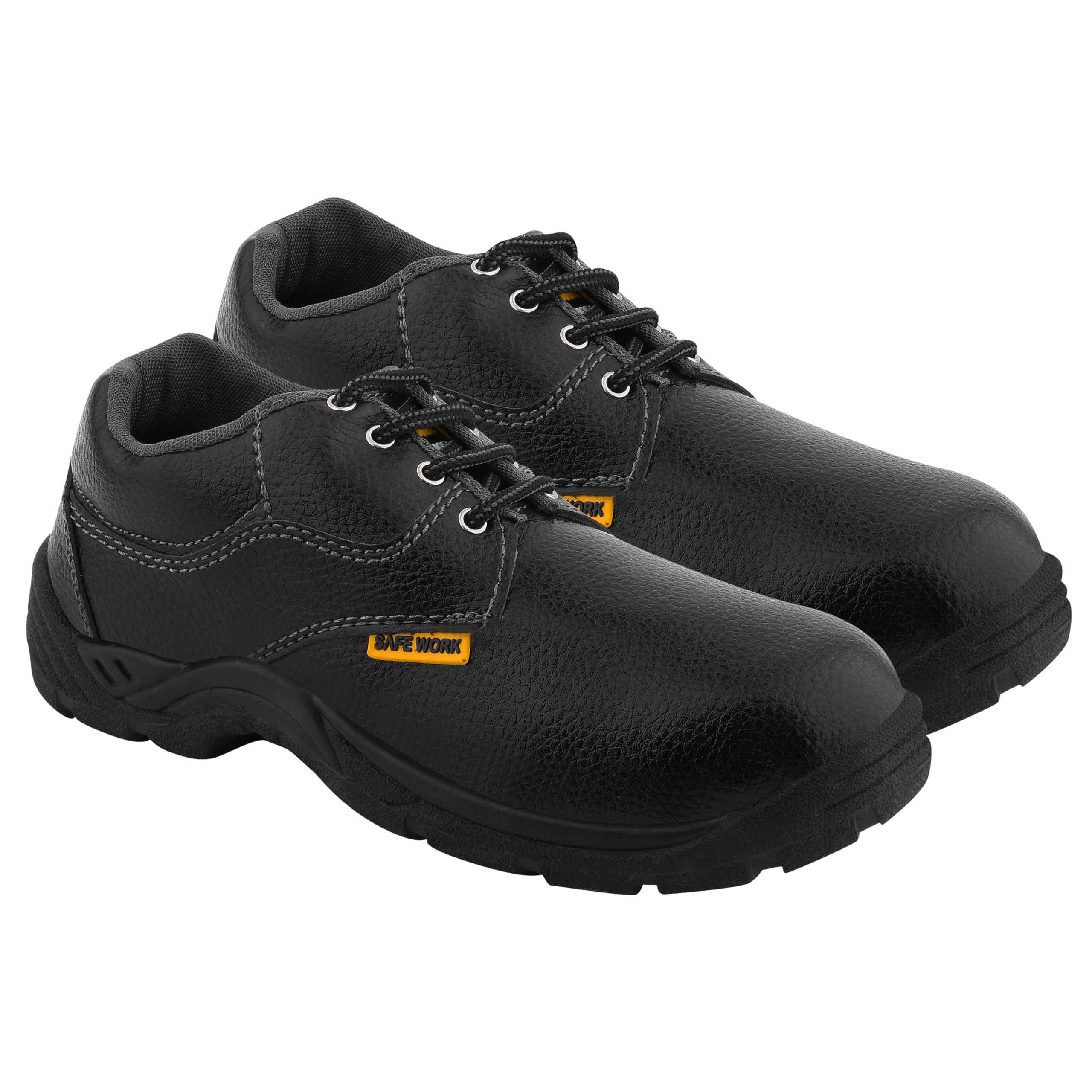 Foot Trends Lace-up Steel Toe Industiral Safety Shoes shoes for men (Safety Shoes-BLK-8) (B0CVL59P1B) Amazon Price History, Amazon Price Tracker