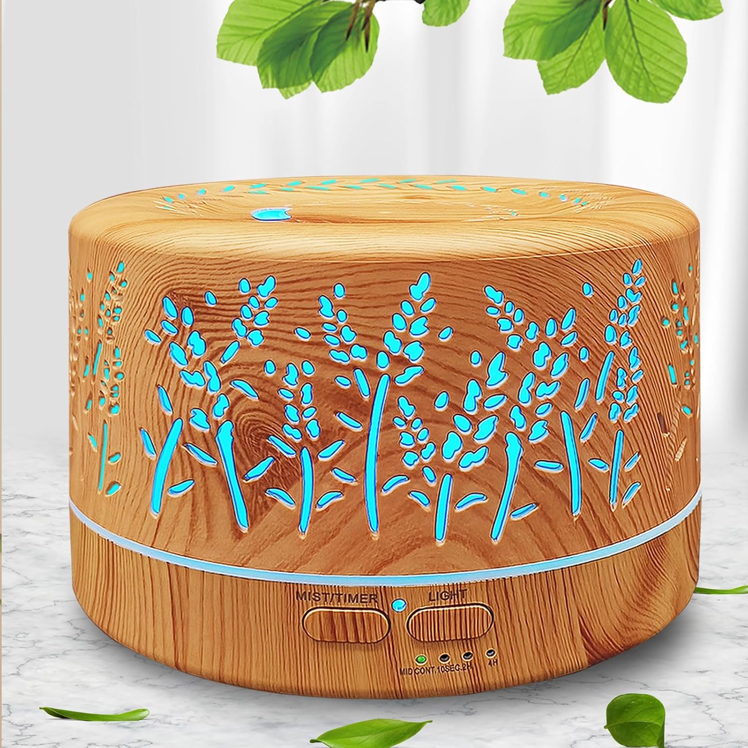 Difusores de aceites esenciales para habitación grande, difusores de aceite esencial de 21.1 onzas líquidas para el hogar, apagado automático sin