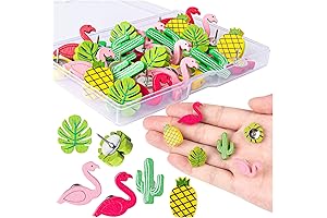 Tropical Delight: 30PCS Decorative Push Pins with Delightful Flair