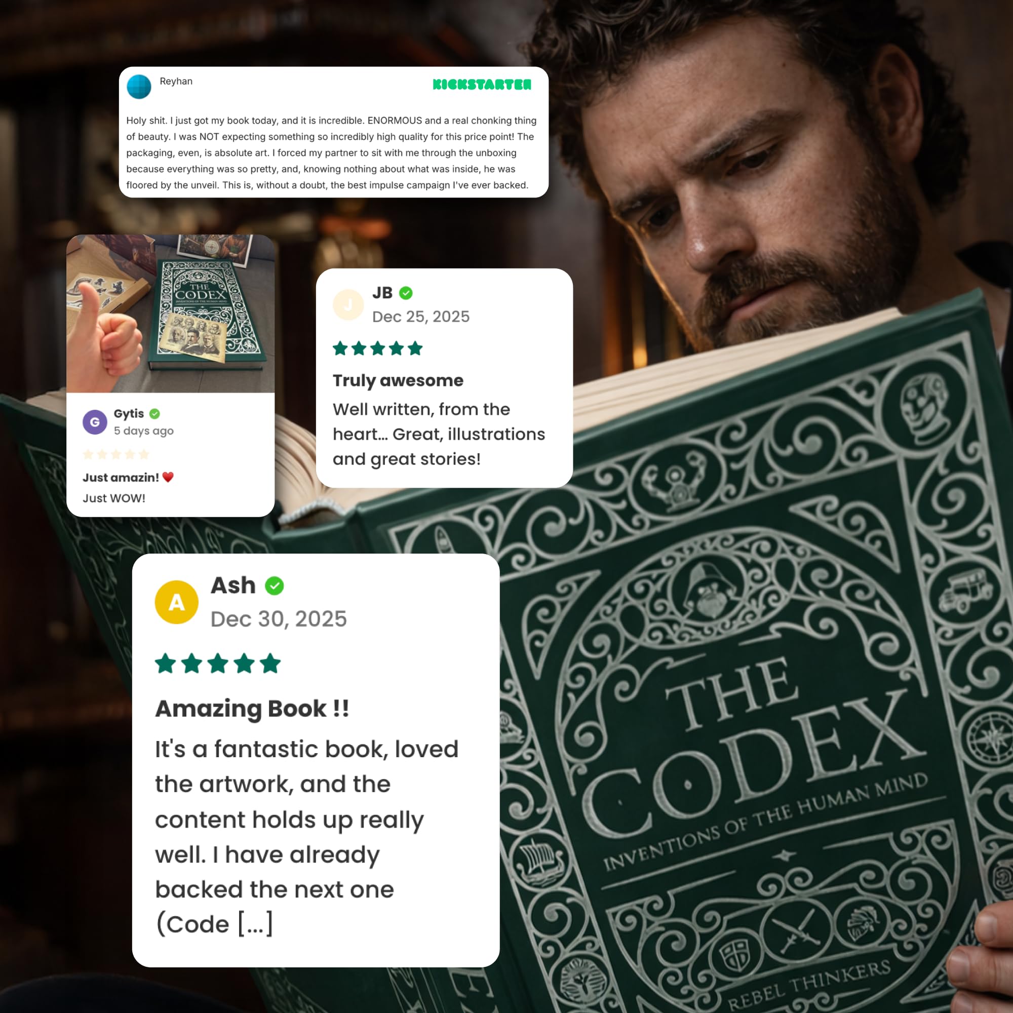The Codex: Inventions of the Human Mind – Illustrierte Enzyklopädie der Erfindungen und Erfinder – Da Vinci inspiriertes Couchtischbuch – Geschichts- und Wissenschaftsbuch für Erwachsene und Kinder