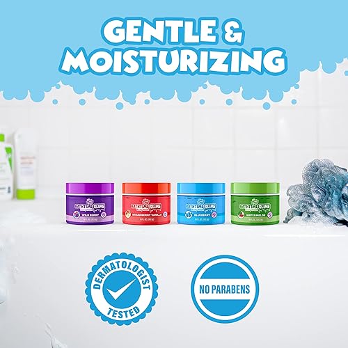 Miniatura 8 de Pintura de baño y limo de baño, paquete variado | (24) pinturas de baño lavables no tóxicas y (4) limo de baño pegajoso | Divertido jabón para niños