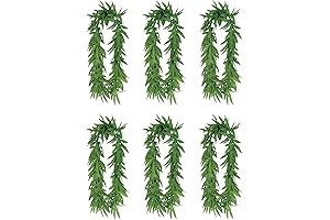 Beistle Leaf Leis: Ideal Party Accessory for Hawaiian Luau, 420 Theme, and 60's Photo Booth