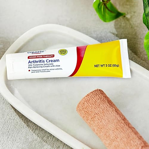 Miniatura 2 de Equate Crema para la artritis, salicilato de troamina al 10% con aloe, 3 onzas (paquete de 3)