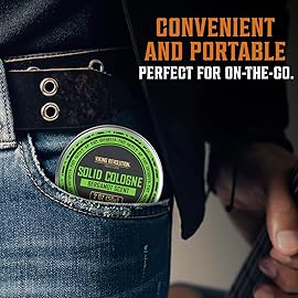 Viking Revolution Coffee Whiskey Mens Solid Cologne Men 2 Oz - Solid Perfume with Coffee and Whiskey Scent for Men - Mens Travel Cologne Wax (1 pack, 2 Oz)