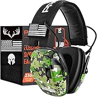 Vista 10 de PROHEAR Orejeras electrónicas digitales de protección auditiva con almohadillas de gel GEP02, orejeras de amplificación de sonido 5X, protección