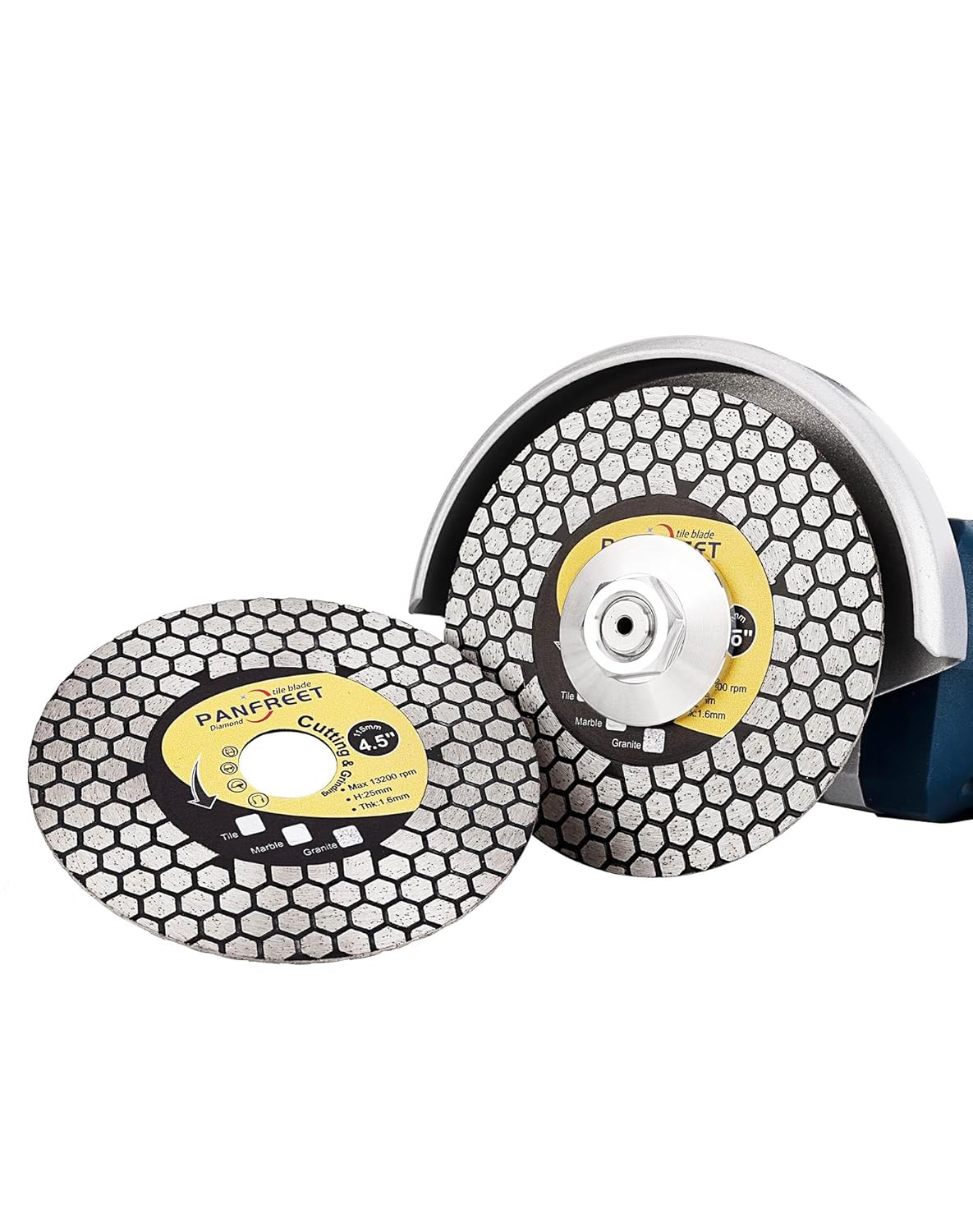 2pcs/Lot 4.5 Inch Super Tile Blade Porcelain Saw Blade Cutting and Grinding for Granite Marble Porcelain Ceramic Tiles