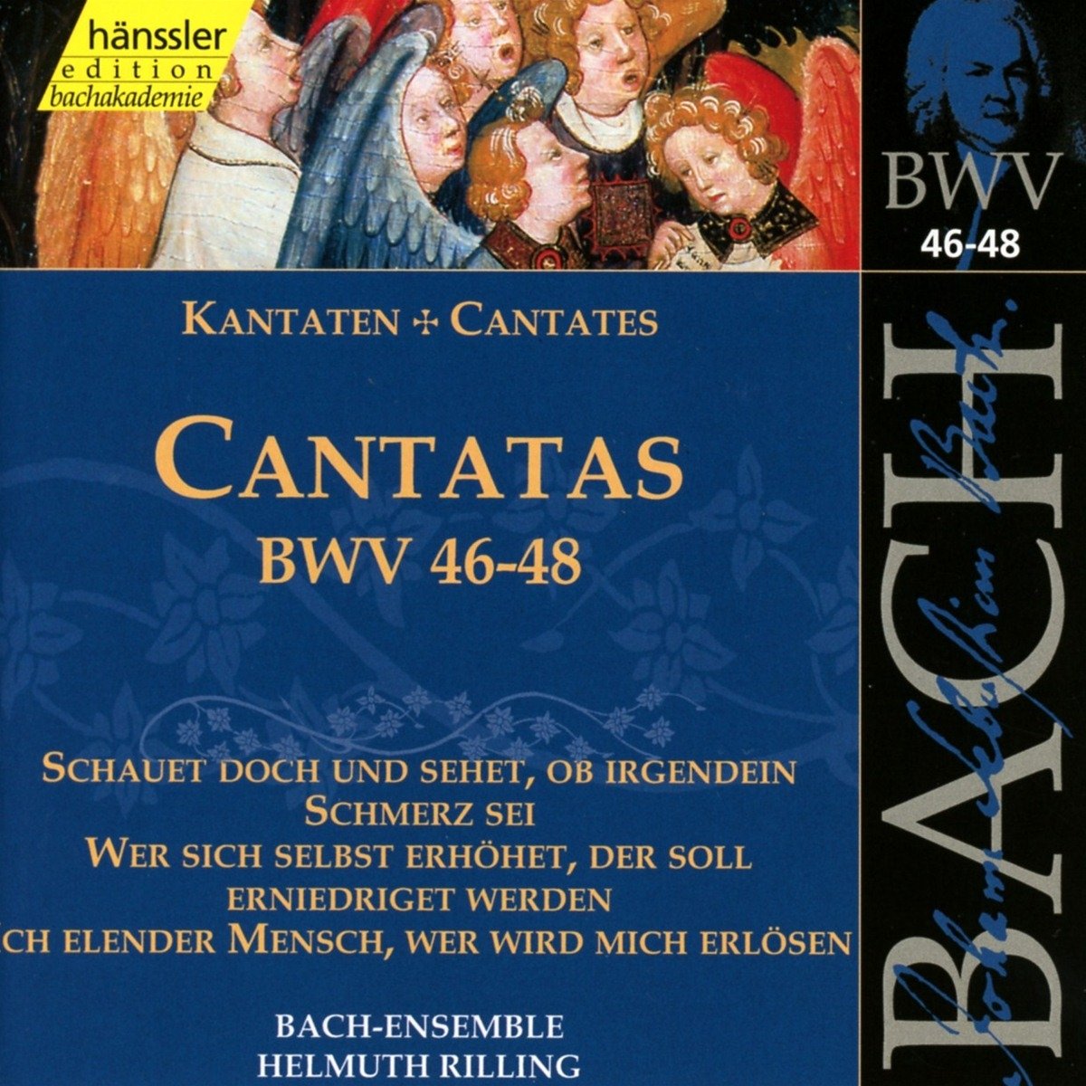 Bach: Cantatas, BWV 46-48 (Edition Bachakademie Vol 16) /Rilling