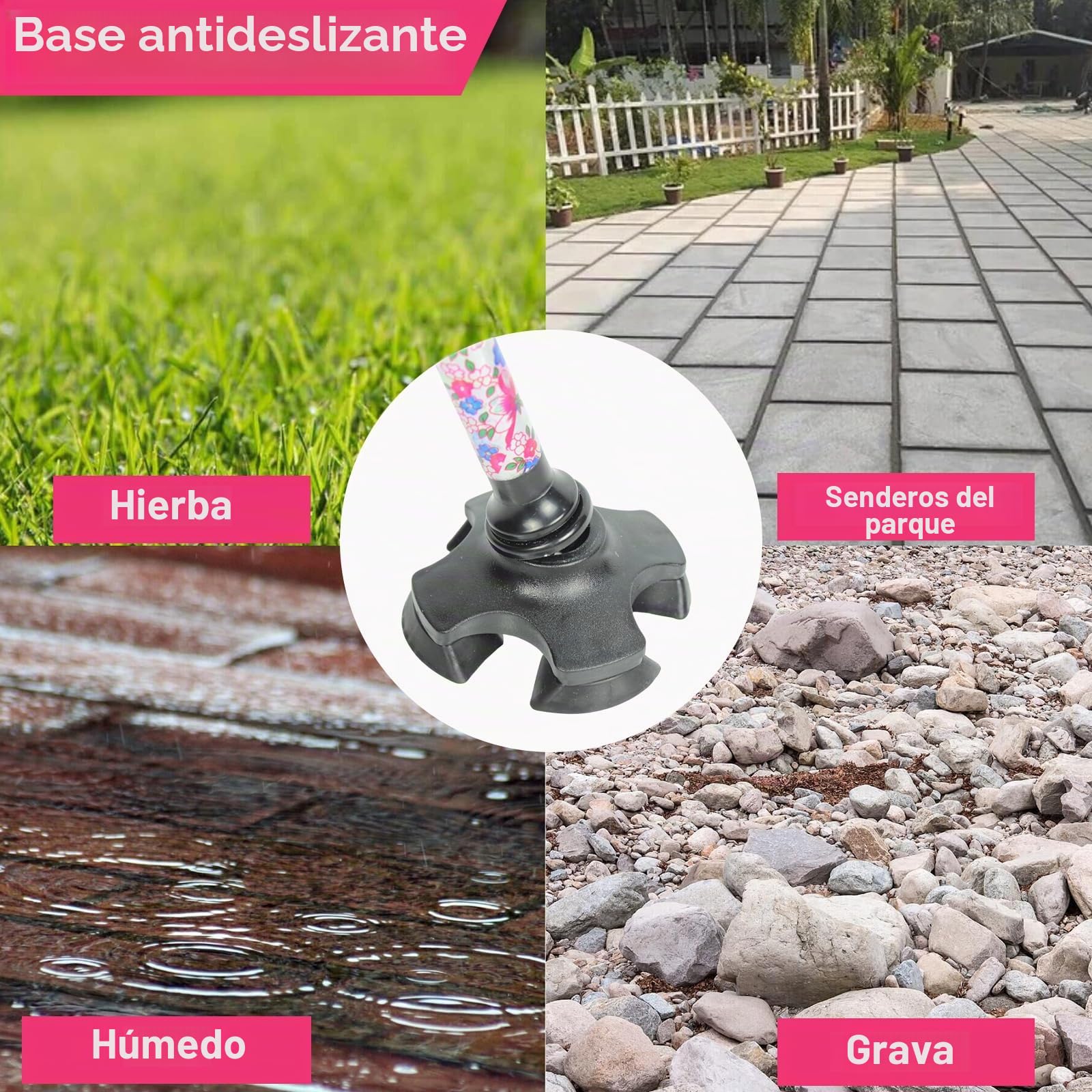 BeGrit Bastones para Mayores 57-95cm Bastón para Hombres y Mujeres Baston Anciano Portatil Mujer Autónomo Bastón Extensible para Caminar Ajustable Regulable Regalos para Personas Mayores y Adultos