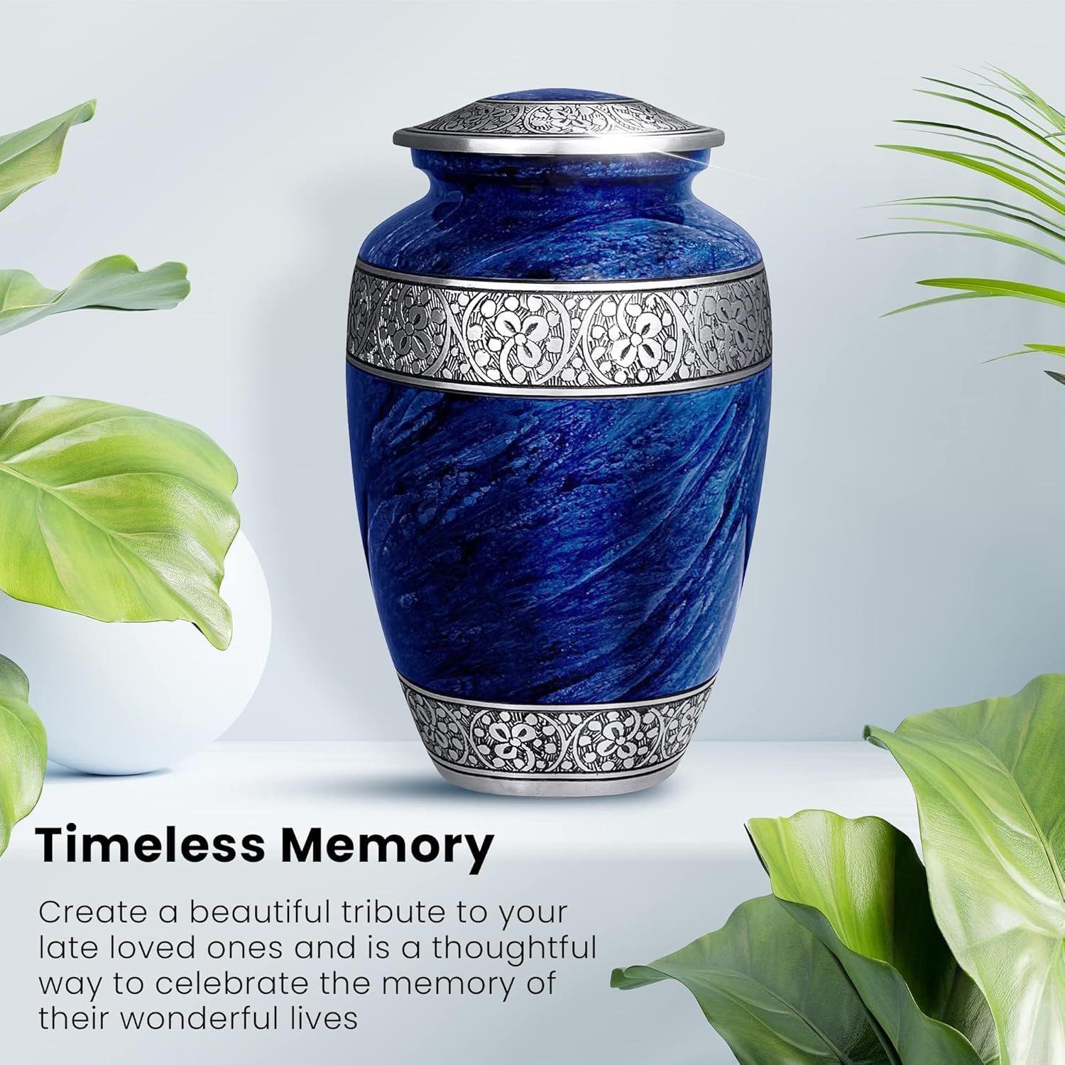 SmartChoice Adult Cremation Urn - Large Memorial Funeral Burial Urns - Image 3