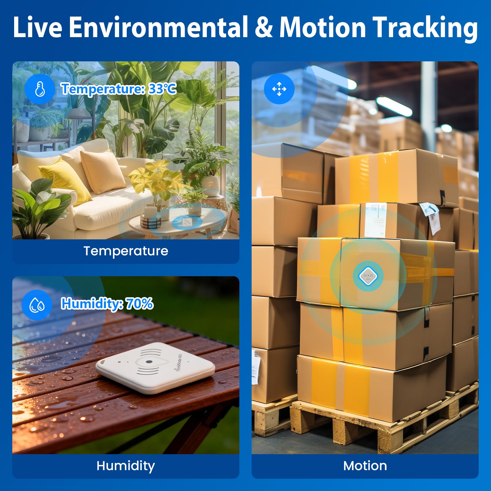 ELECROW ThinkNode M3 Meshtastic Tracker Karte, 868 MHz LoRa Tracker mit LR1110 und nRF52840, GPS/WiFi/BLE für Indoor und Outdoor Positionierung, IP66 wasserdicht, 770mAh Akku, für Wandern und Off-Grid