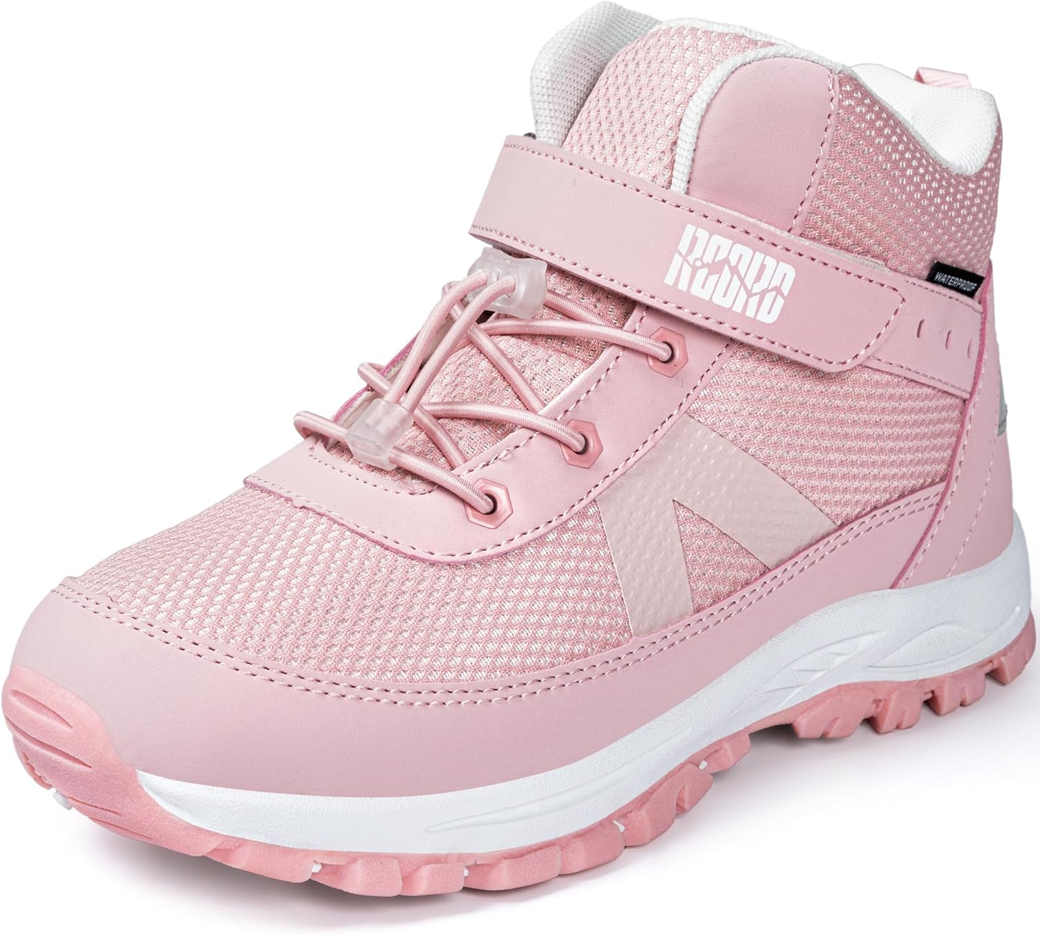 @ R CORD Kids Hiking Boots Waterproof Anti Slip Breathable Mesh Ankle Support Outdoor Walking Girls Hiking Boots for Four Season All Weather Trail Trekking Sneakers for Outdoor Adventures