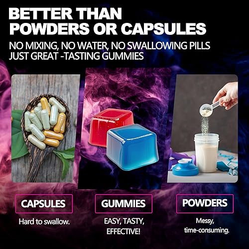 Miniatura 4 de Creatina monohidrato masticables 0.18 oz (5000mg), creatina sin azúcar, energía preentrenamiento, vegetal, sin OMG, unisex, 120 unidades sabor