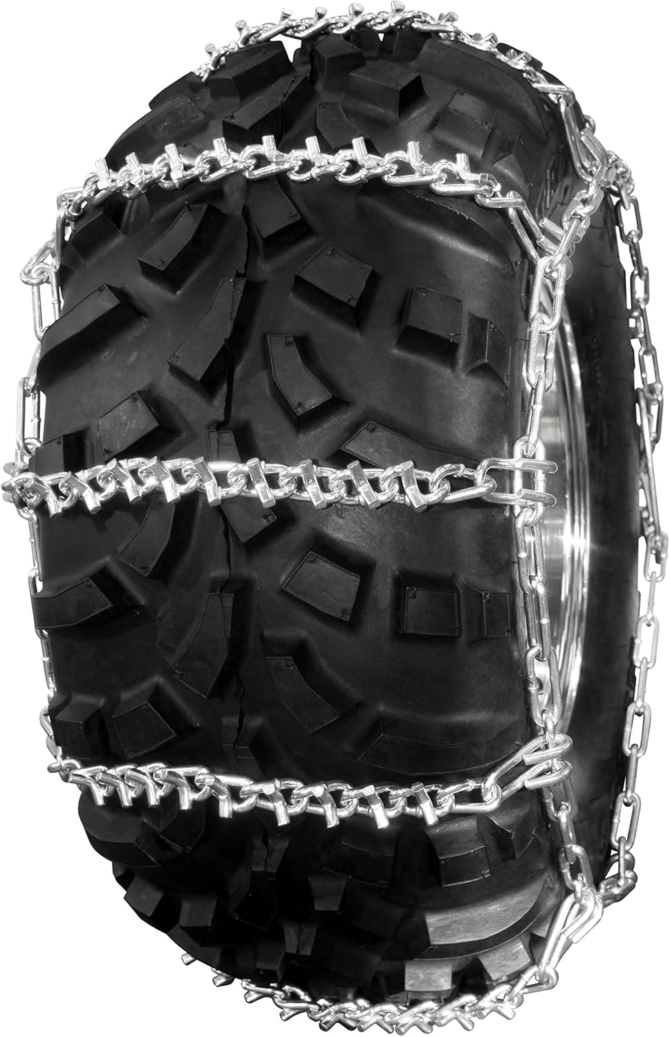 ICC ATV323 - V-Bar Reinforced 4 Link Spacing Ladder Style ATV Traction Chain - PAIR (for 2 tires)