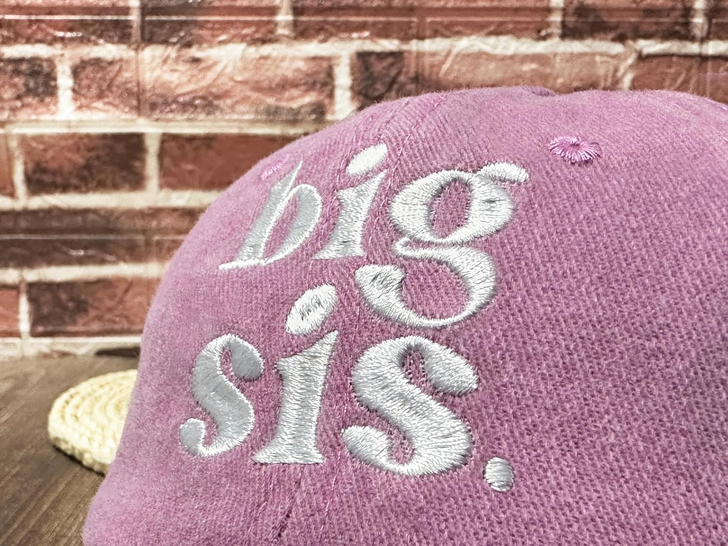 Embroidered Big Bro Big Sis Hats - Image 3