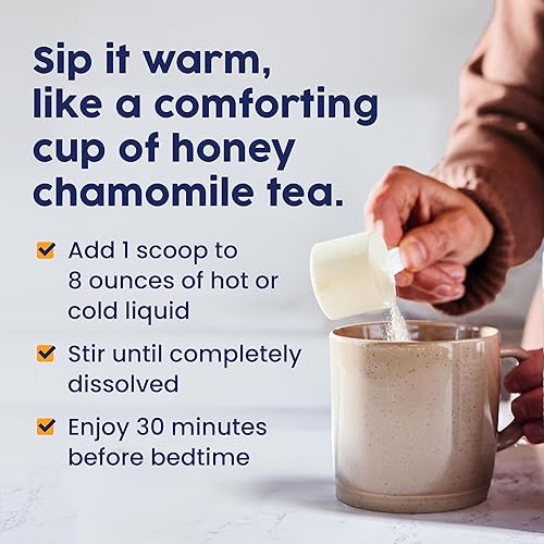 Miniatura 8 de NativePath Colágeno PM - Polvo nocturno de péptidos de colágeno con magnesio, GABA, L-teanina y melatonina, 20 porciones