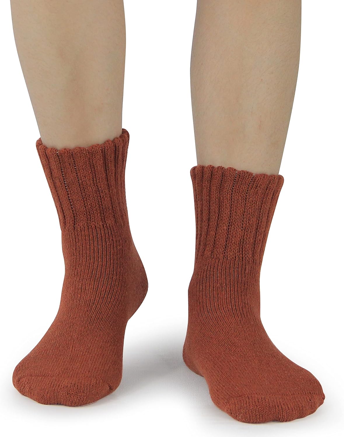 BenSorts Women's Winter Boots Socks Thick Warm Cozy Crew Socks Solid Color Gifts - Image 2