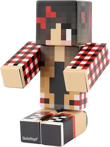 Miniatura 4 de EnderToys Figura de acción de niña a cuadros