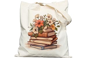 Canvas Tote Bag for Women with Multiple Pockets