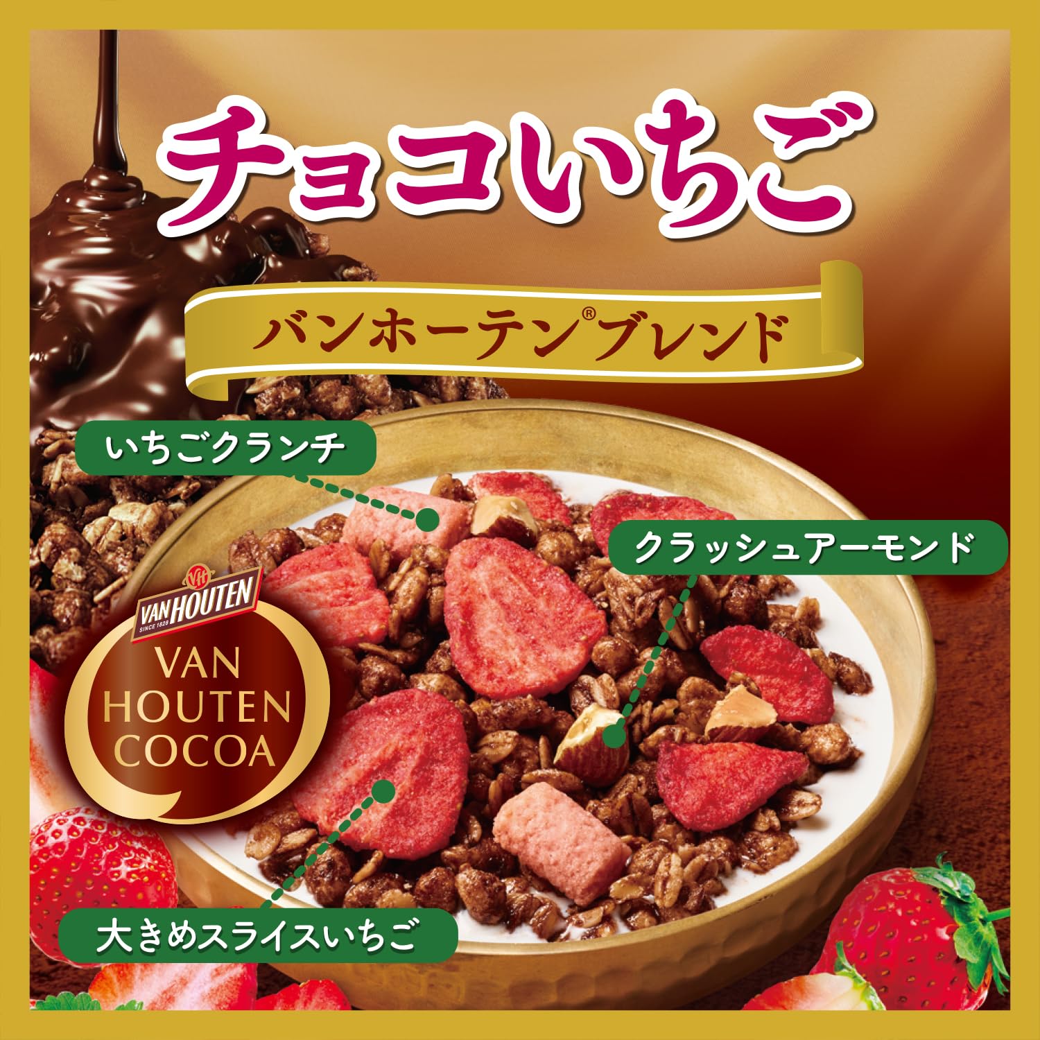 Amazon.co.jp: Gorura Nissin Cisco Chocolate Strawberry, Banhoten