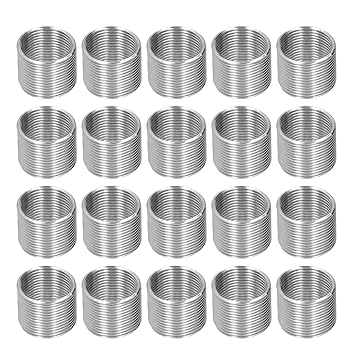 Thread Sheath, Thread Socket Set Spiral Circle Socket Not Easy to Break for Auto Parts for Power Machinery for Hydraulic Machinery for Welding Equipment(1.5D)'$